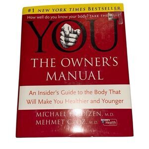 YOU  the owners manual hardback book by Dr. Oz